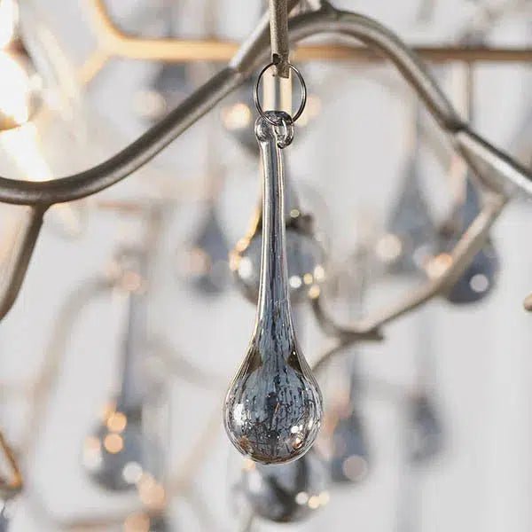 Raphael - Branch Chandelier With Glass Droplets - Image 6