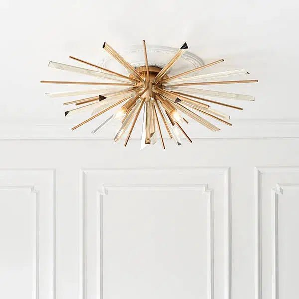 Rosa - Flush Light With Glass Shards - Image 3