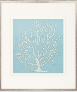 Coral Motif Iii Pale Blue