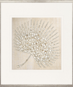 Leaf Motif V Natural Designer Boys - Textile And Beads