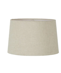 Linen Drum Lampshade Xl Light Natural