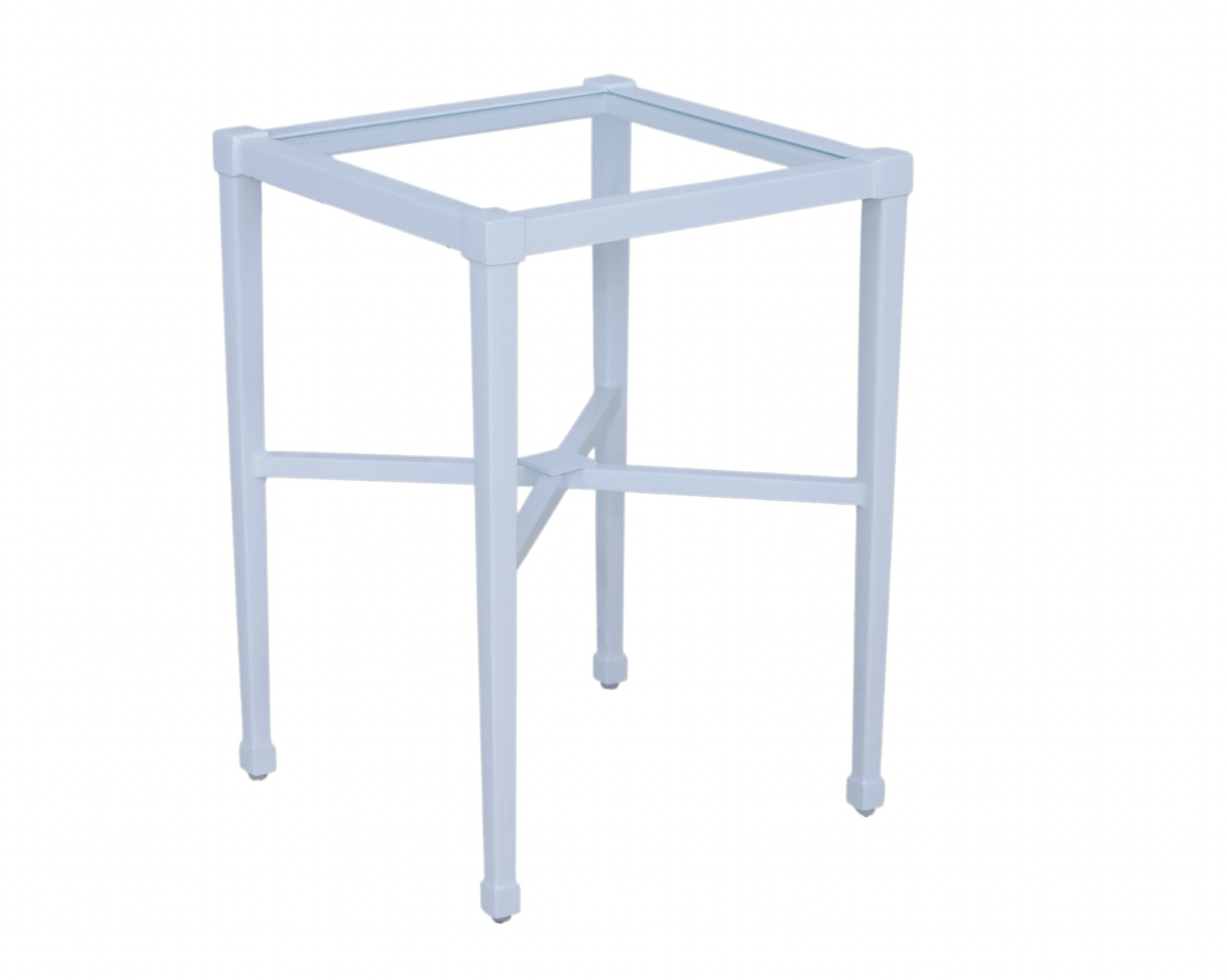 Amalfi Outdoor White Side Table - Image 2