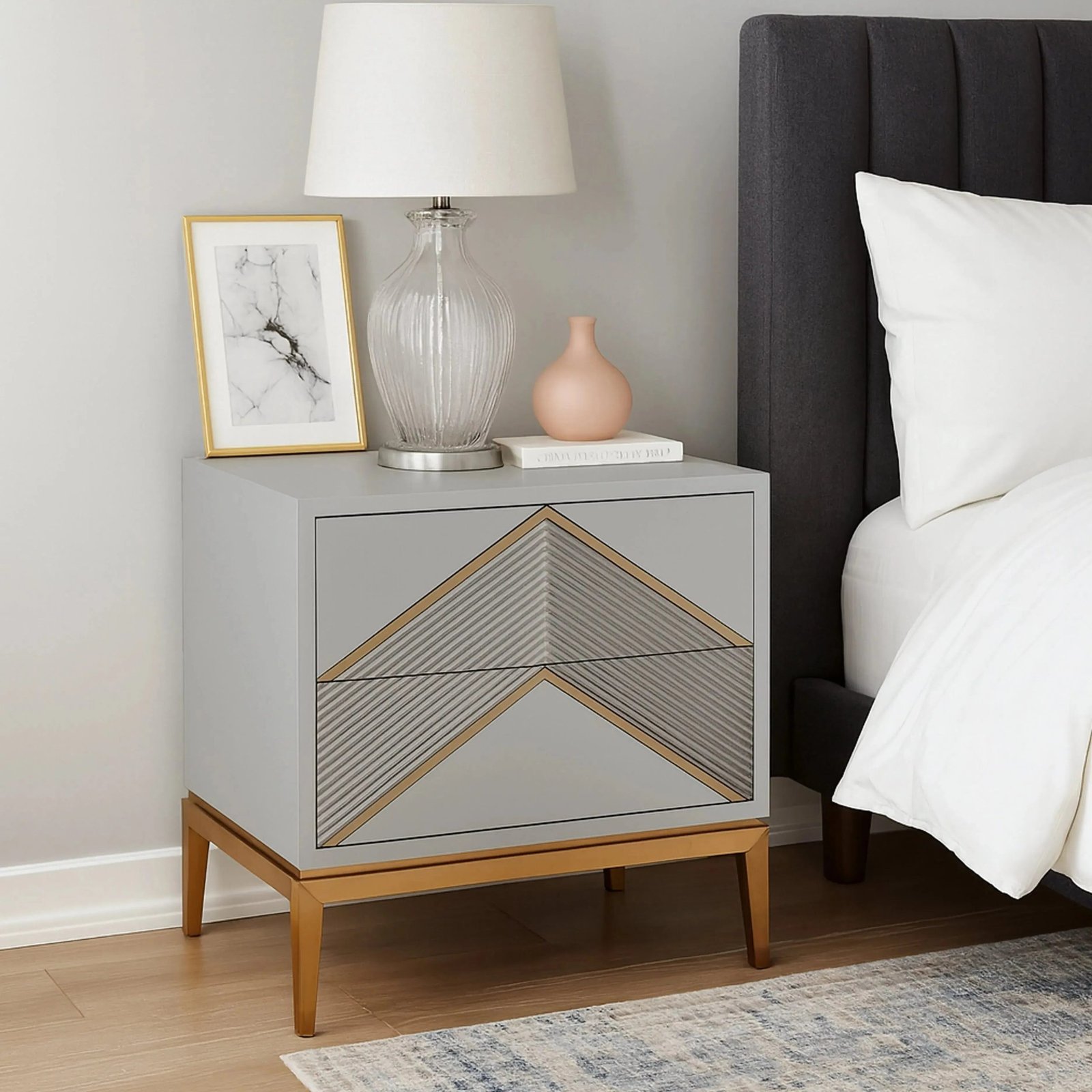 Seraphina - 2 Drawer Bedside - Image 2