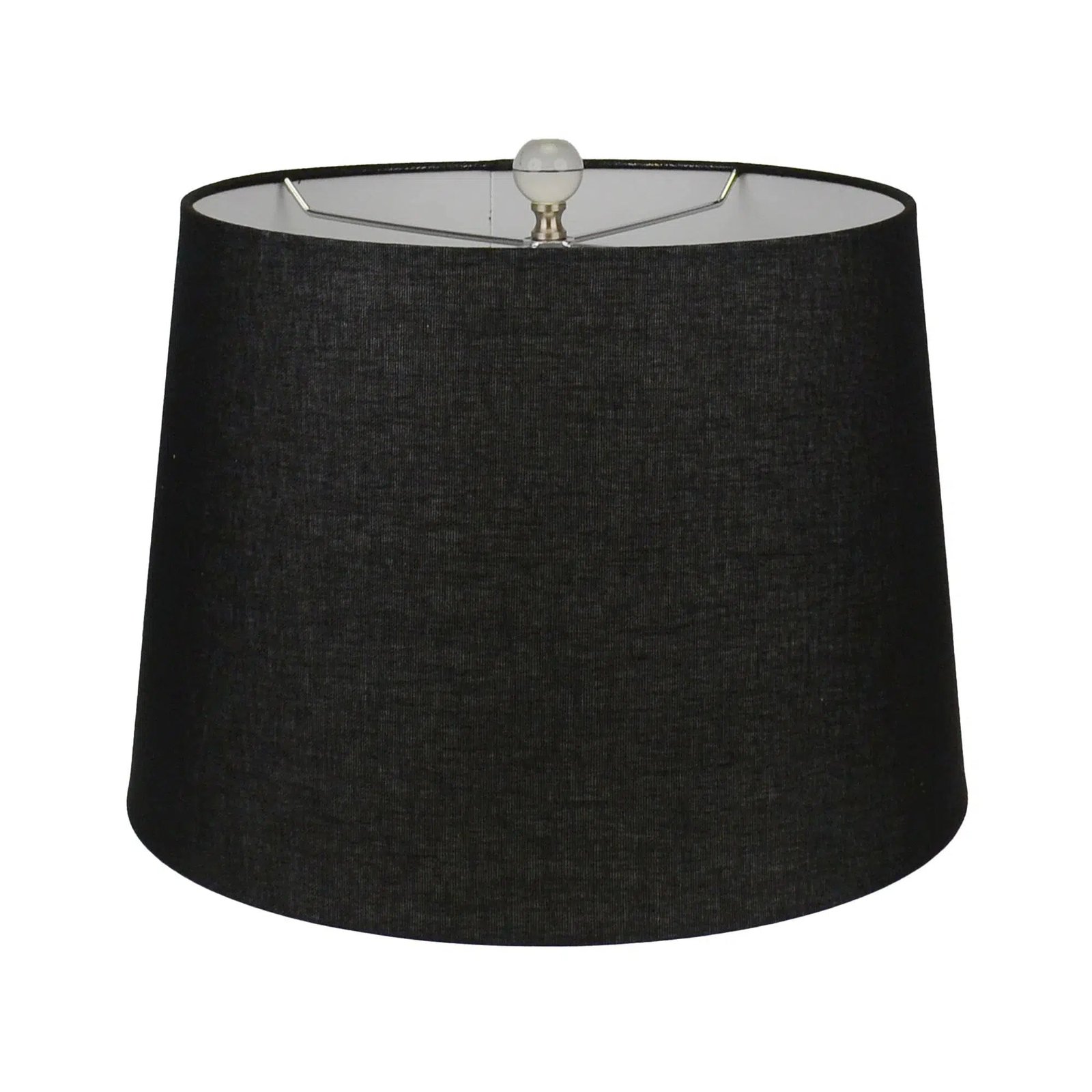 Smoke Lamp with Black Linen Shade - Image 5
