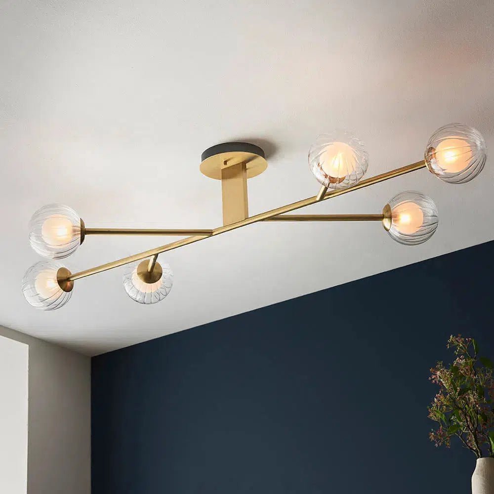 Swanson - 6 Light Semi-Flush - Image 2