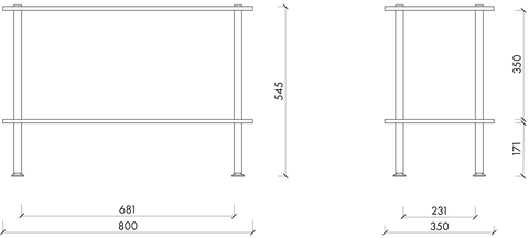 Teidi Shelving Unit 2-tier - Image 7