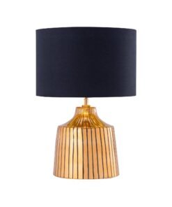 Alternative view of Textured Antique Gold Table Lamp