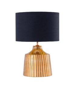 Textured Antique Gold Table Lamp