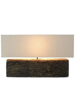 Togga Large Table Lamp With Rectangular Lamp Shade