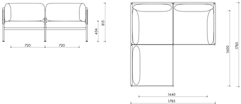 Toom Modular Sofa 3-seater - Image 9