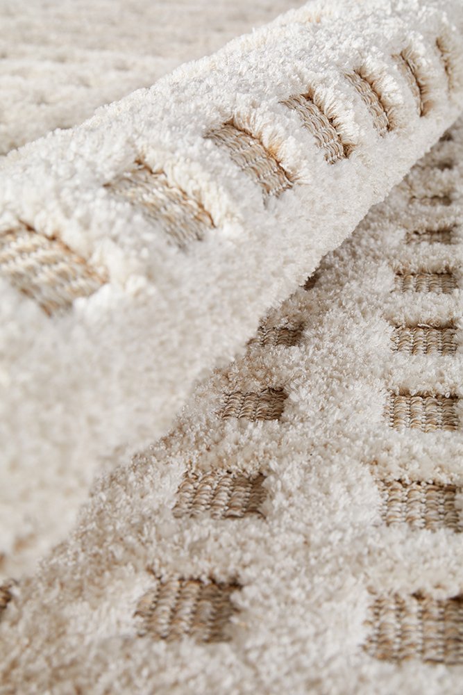 Rowan Textured Natural Rectangle Rug - Image 5