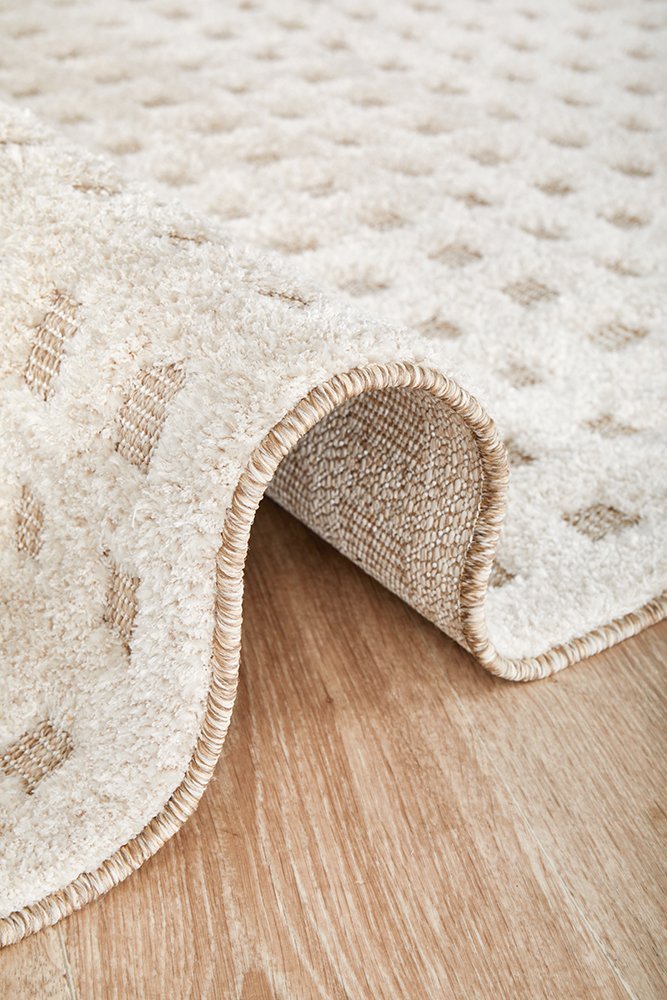 Rowan Textured Natural Rectangle Rug - Image 4