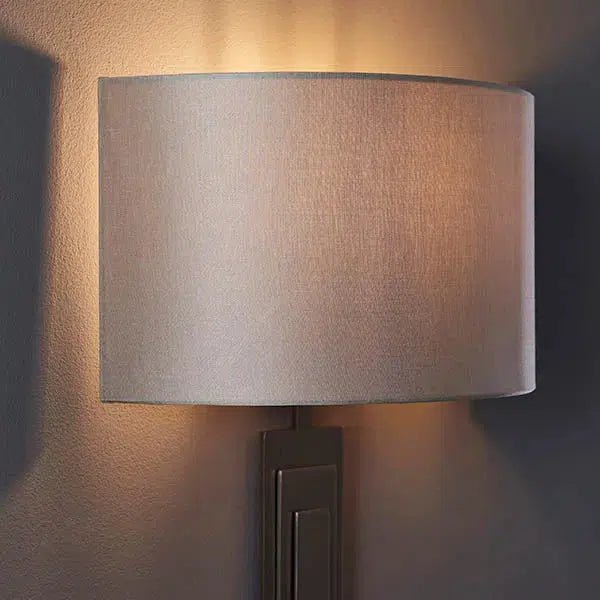 Violeta - Flat Panel Wall Light With Mink Shade - Image 3