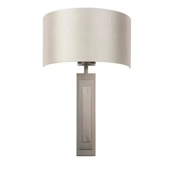 Violeta - Flat Panel Wall Light With Mink Shade