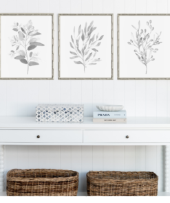Bushland 1 Small Canvas In Bamboo Champagne Frame