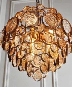 Alternative view of Zayden - Chandelier Amber Glass