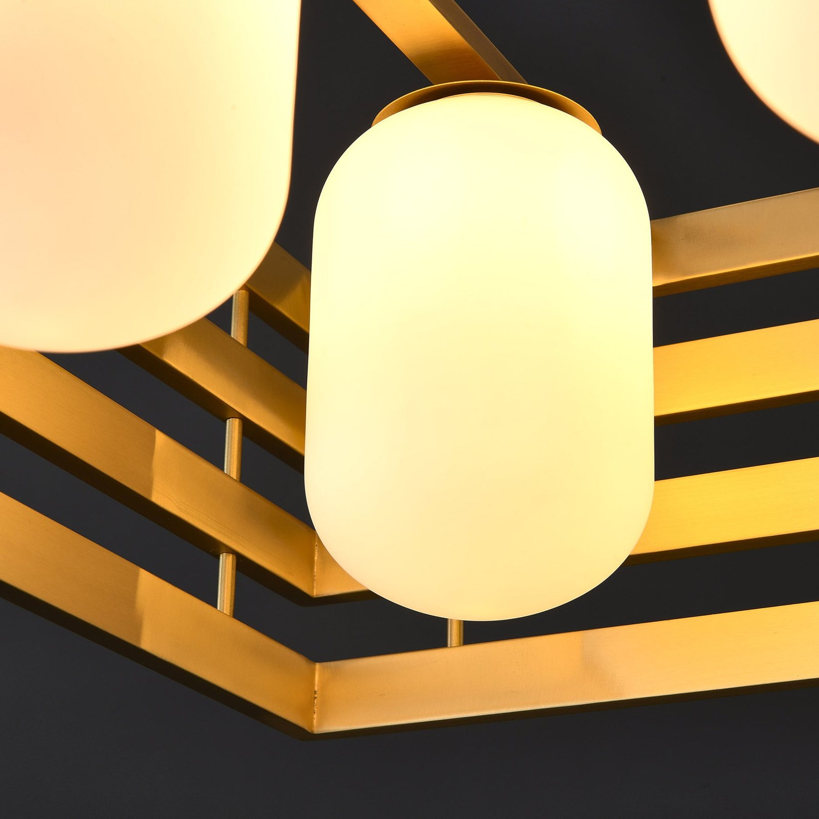 Modern brass pendant light - Image 8