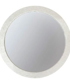 Classic Mother of Pearl Round Mirror 80cm