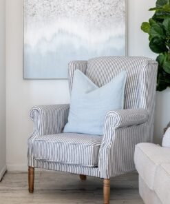 Henrietta Stripe Linen Armchair