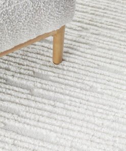 Alternative view of Sienna Modern White Rectangle Rug