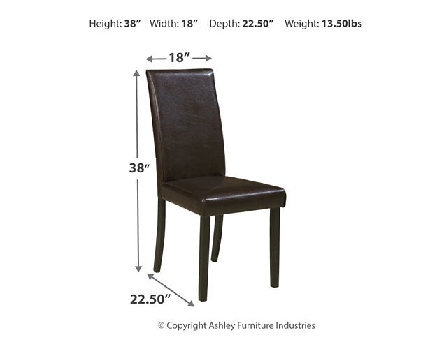 Ashley Express - Kimonte Dining UPH Side Chair (2/CN) - Image 10