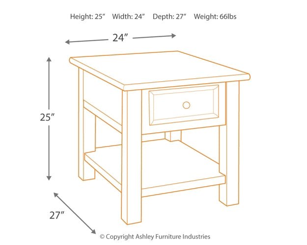 Ashley Express - Tyler Creek Rectangular End Table - Image 10