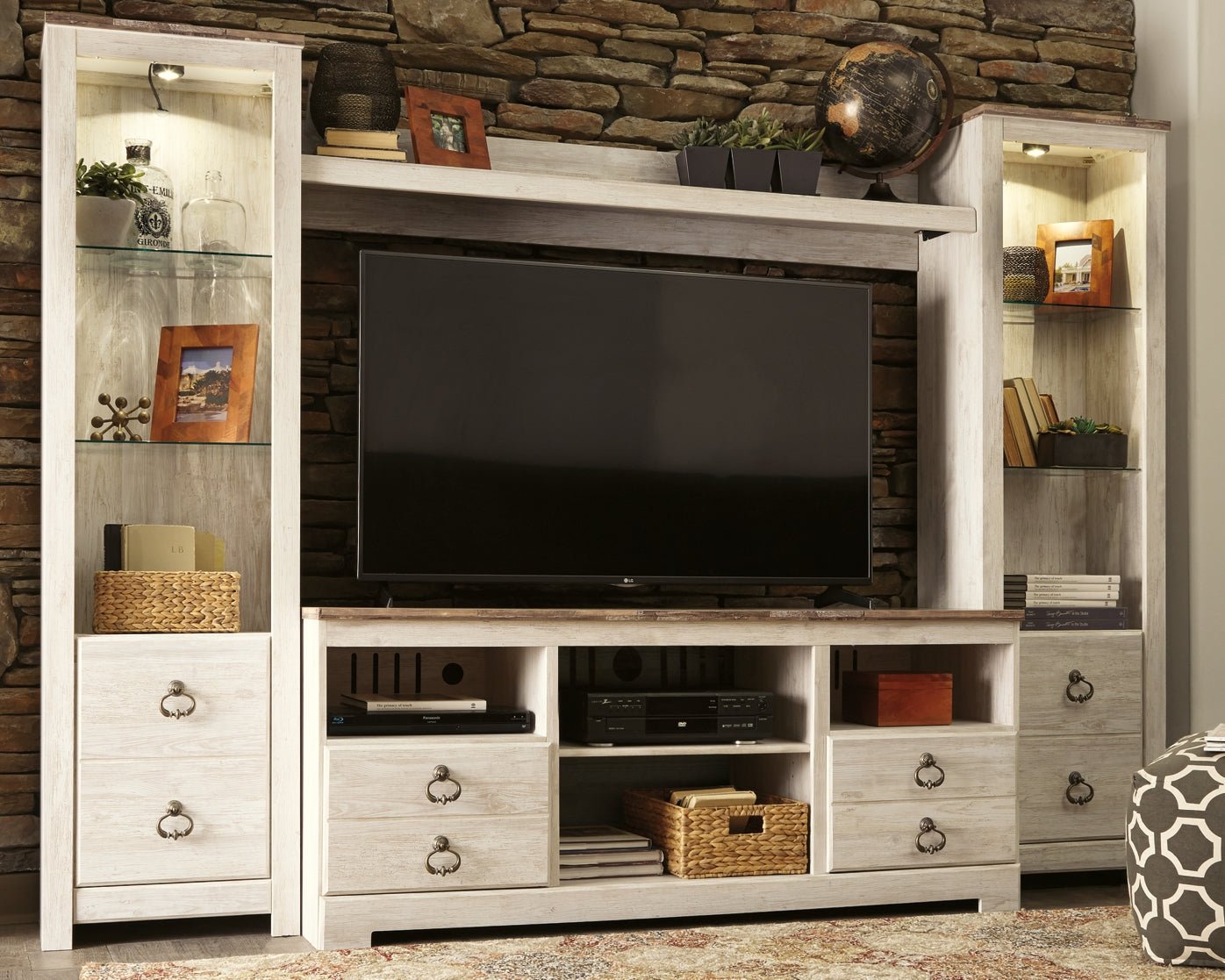 Willowton 4-Piece Entertainment Center - Image 2