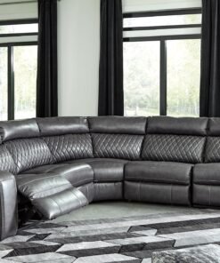 Samperstone 5-Piece Power Reclining Sectional