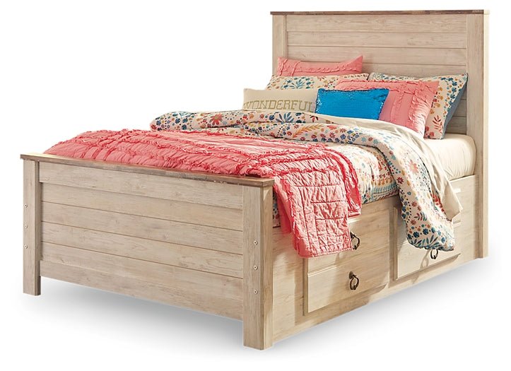 Willowton Panel Bed With 2 Storage Drawers - Image 3