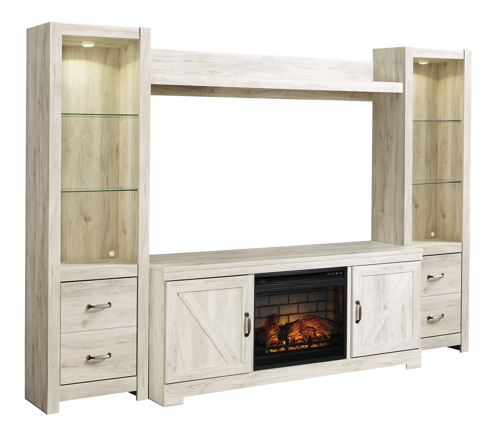Bellaby 4-Piece Entertainment Center with Electric Fireplace - Image 2