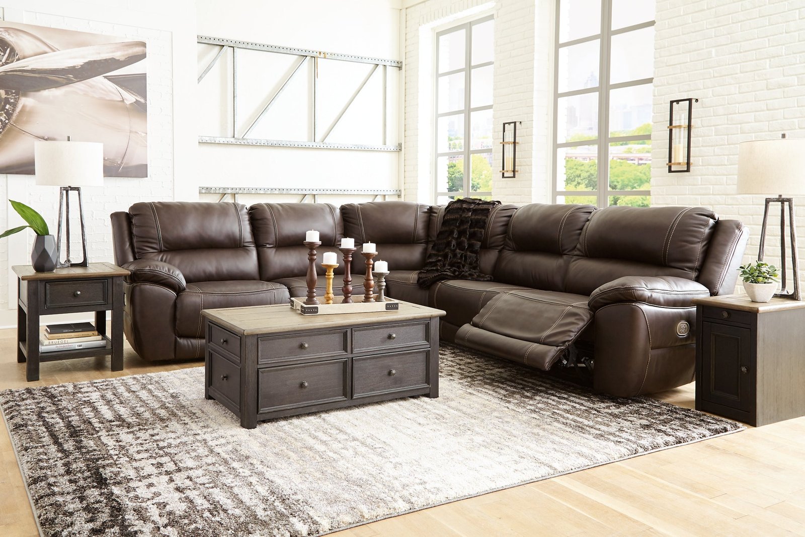 Dunleith 5-Piece Power Reclining Sectional - Image 5