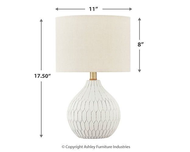 Ashley Express - Wardmont Ceramic Table Lamp (1/CN) - Image 4