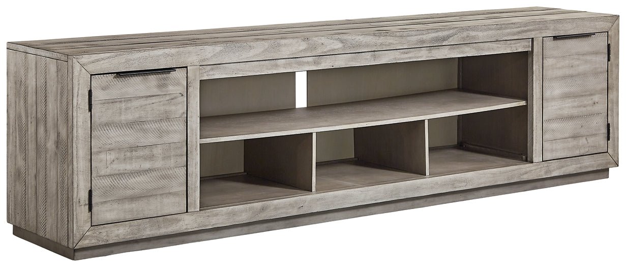 Naydell XL TV Stand w/Fireplace Option - Image 2