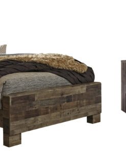 Derekson Queen Panel Bed with Mirrored Dresser, Chest and Nightstand
