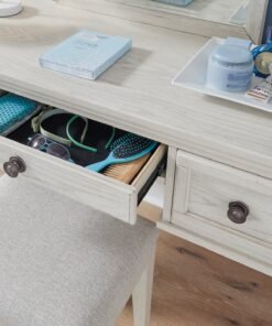 Alternative view of Ashley Express - Robbinsdale Mirrored Vanity with Bench