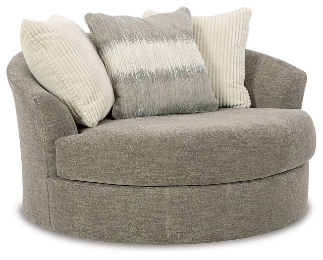 Creswell Oversized Swivel Accent Chair - Image 2