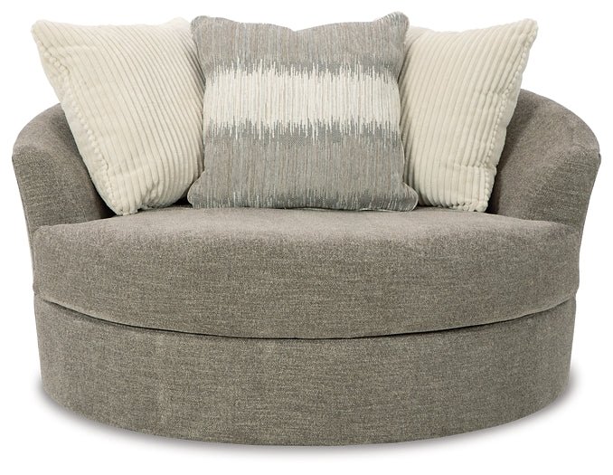 Creswell Oversized Swivel Accent Chair - Image 3