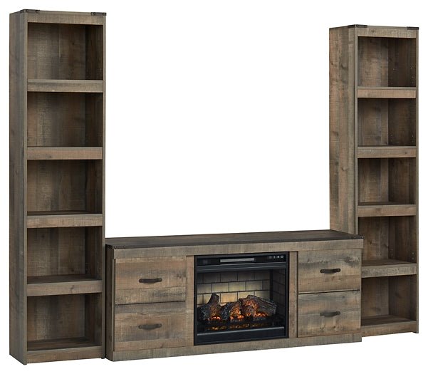 Ashley Express - Trinell 3-Piece Entertainment Center with Electric Fireplace - Image 2