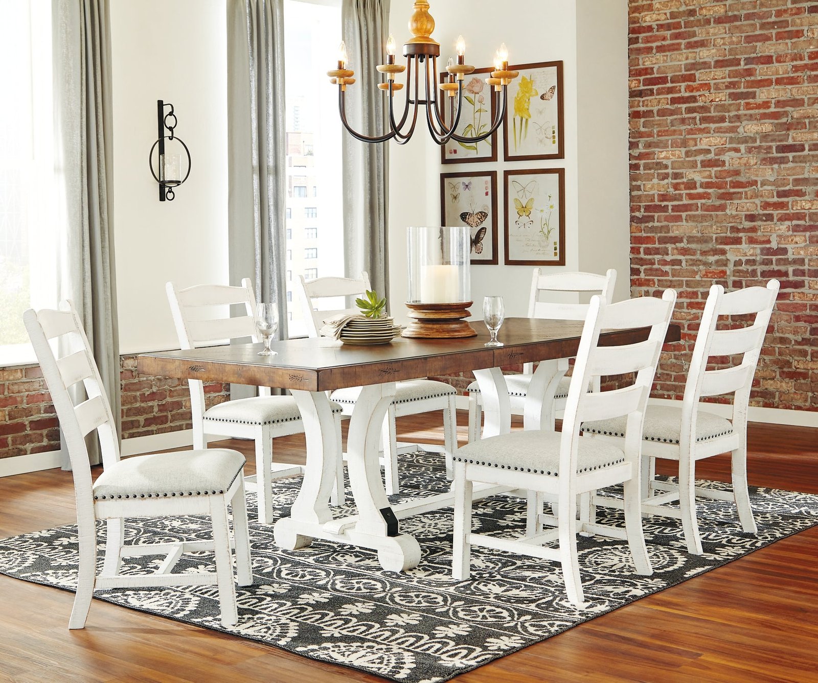 Valebeck Dining Table and 6 Chairs - Image 3