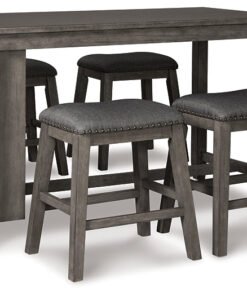 Ashley Express - Caitbrook Counter Height Dining Table and 4 Barstools