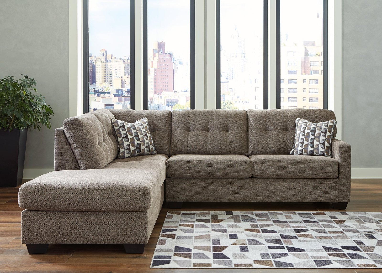 Mahoney 2-Piece Sectional with Chaise - Image 2