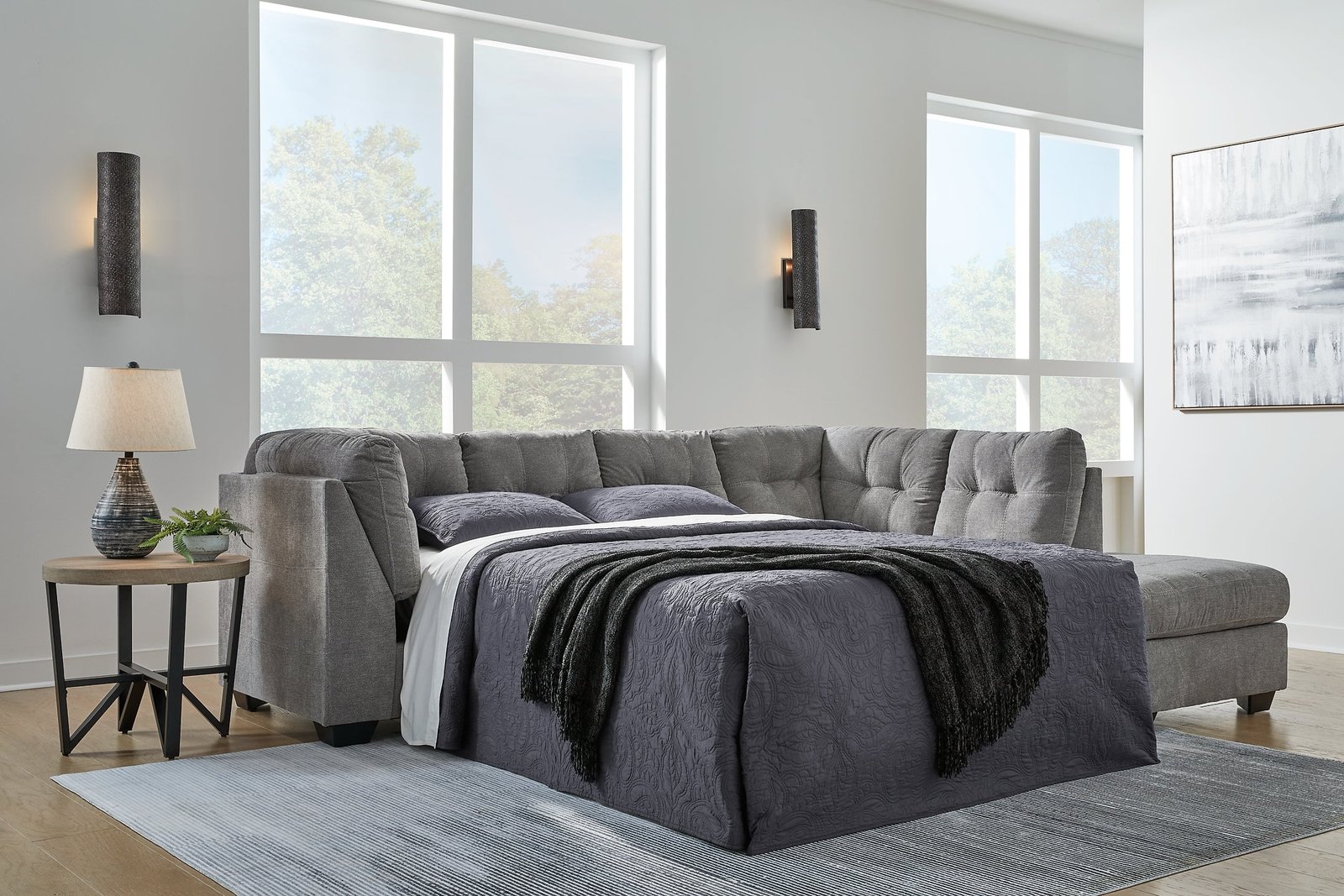 Marleton 2-Piece Sleeper Sectional with Chaise - Image 4