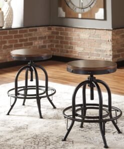 Ashley Express - Valebeck Swivel Barstool (2/CN)