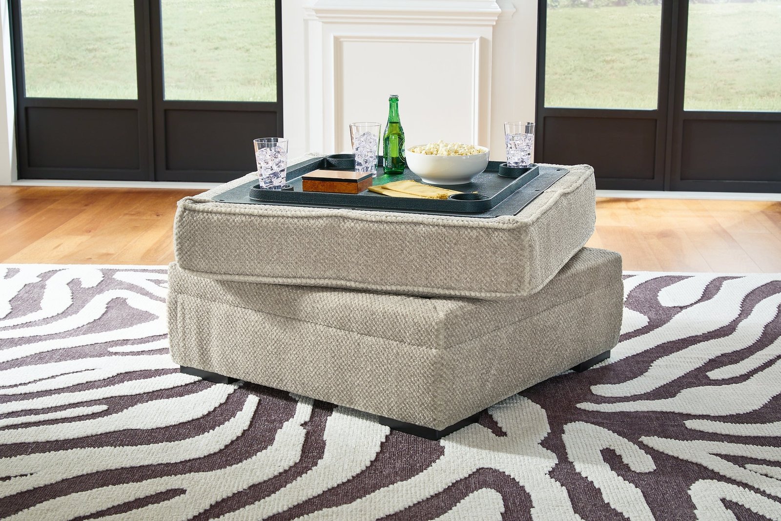 Ashley Express - Calnita Ottoman With Storage - Image 6