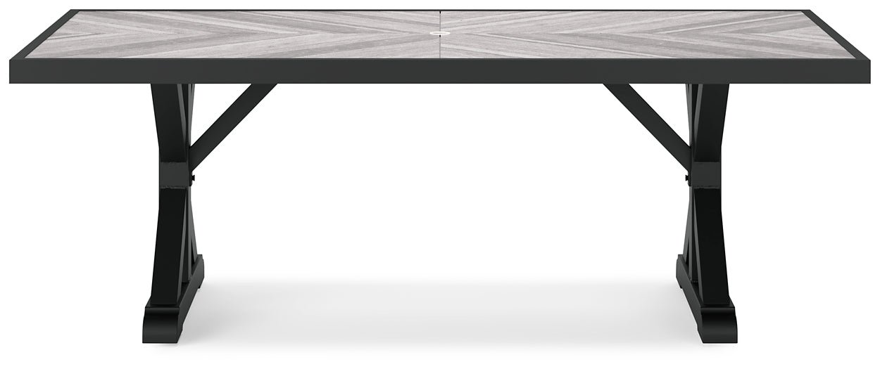 Beachcroft RECT Dining Table w/UMB OPT - Image 6