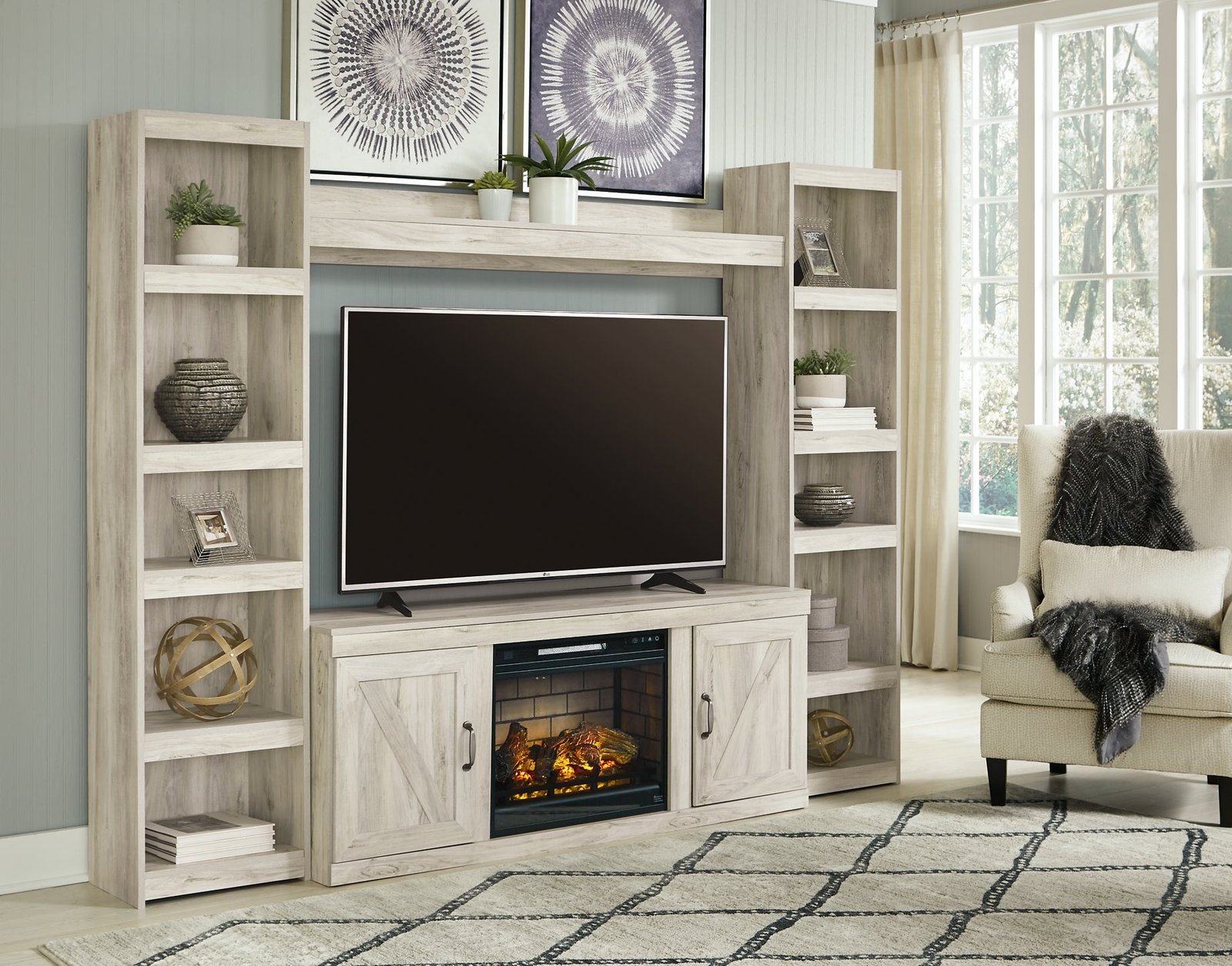 Ashley Express - Bellaby 4-Piece Entertainment Center with Electric Fireplace - Image 2