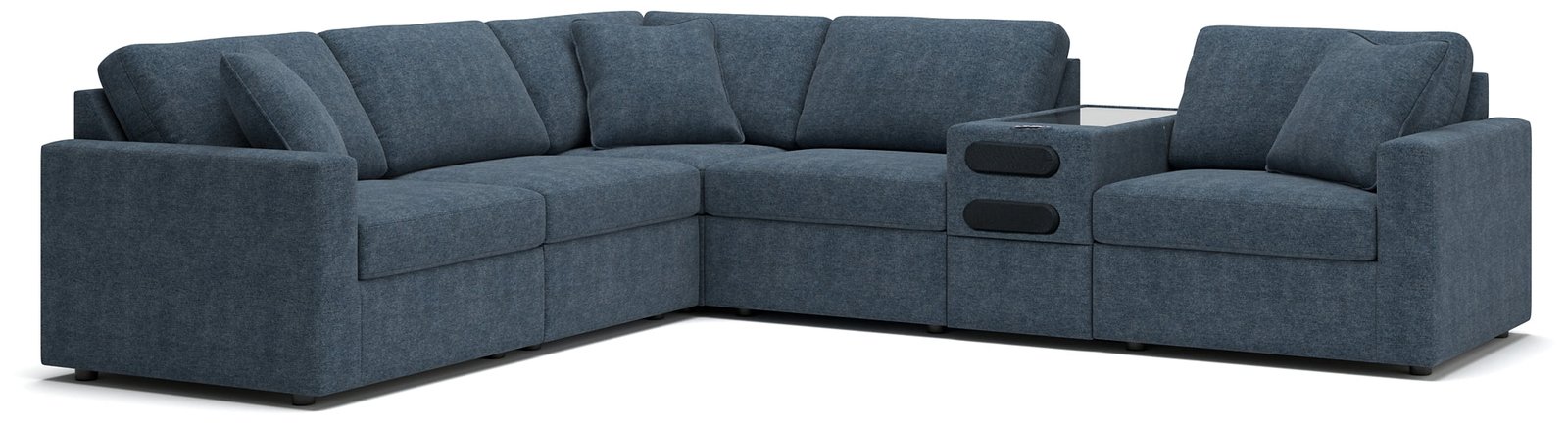 Modmax 6-Piece Sectional with Audio Console - Image 2