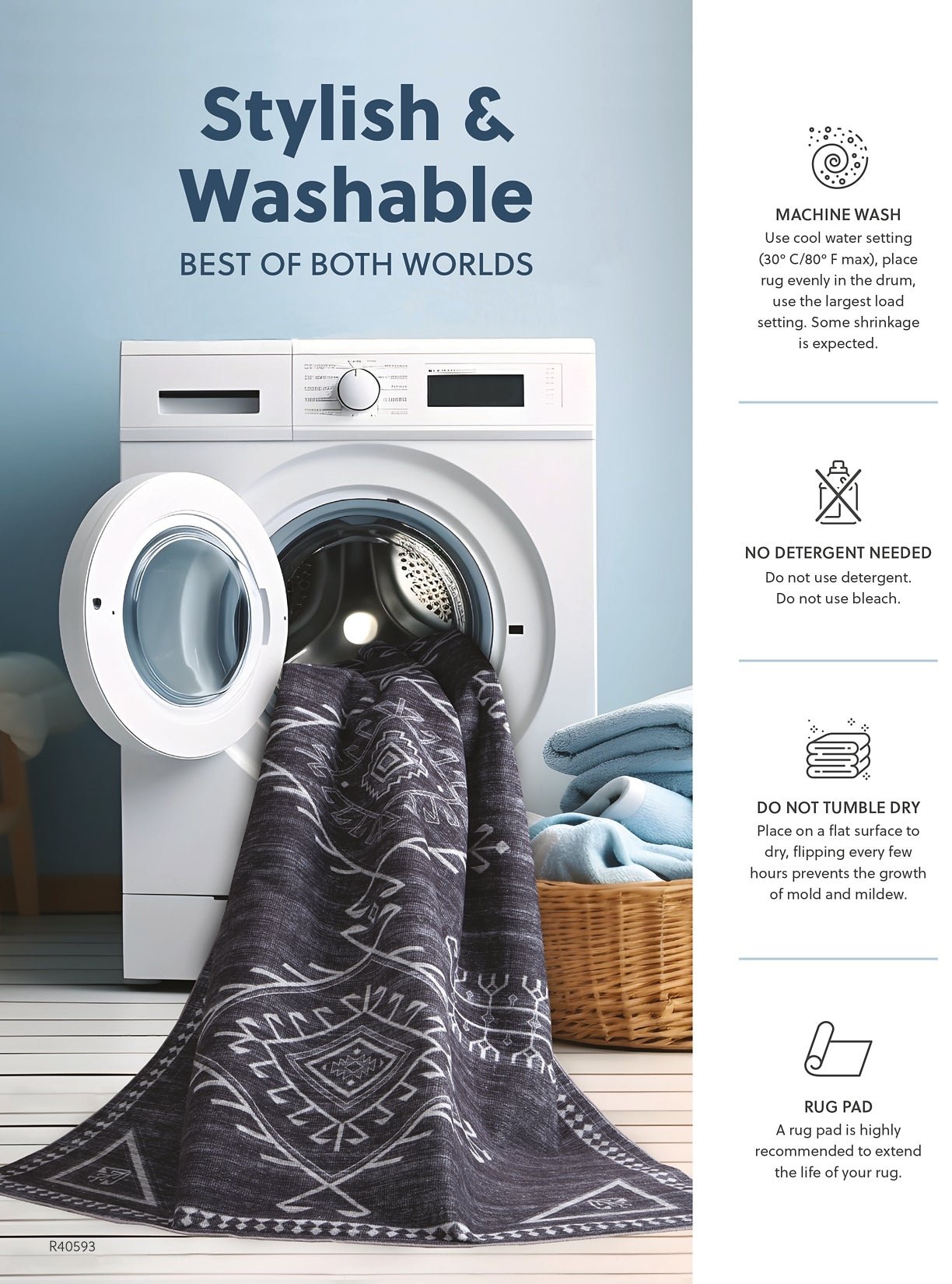 Ashley Express - Arriston Washable Large Rug - Image 5