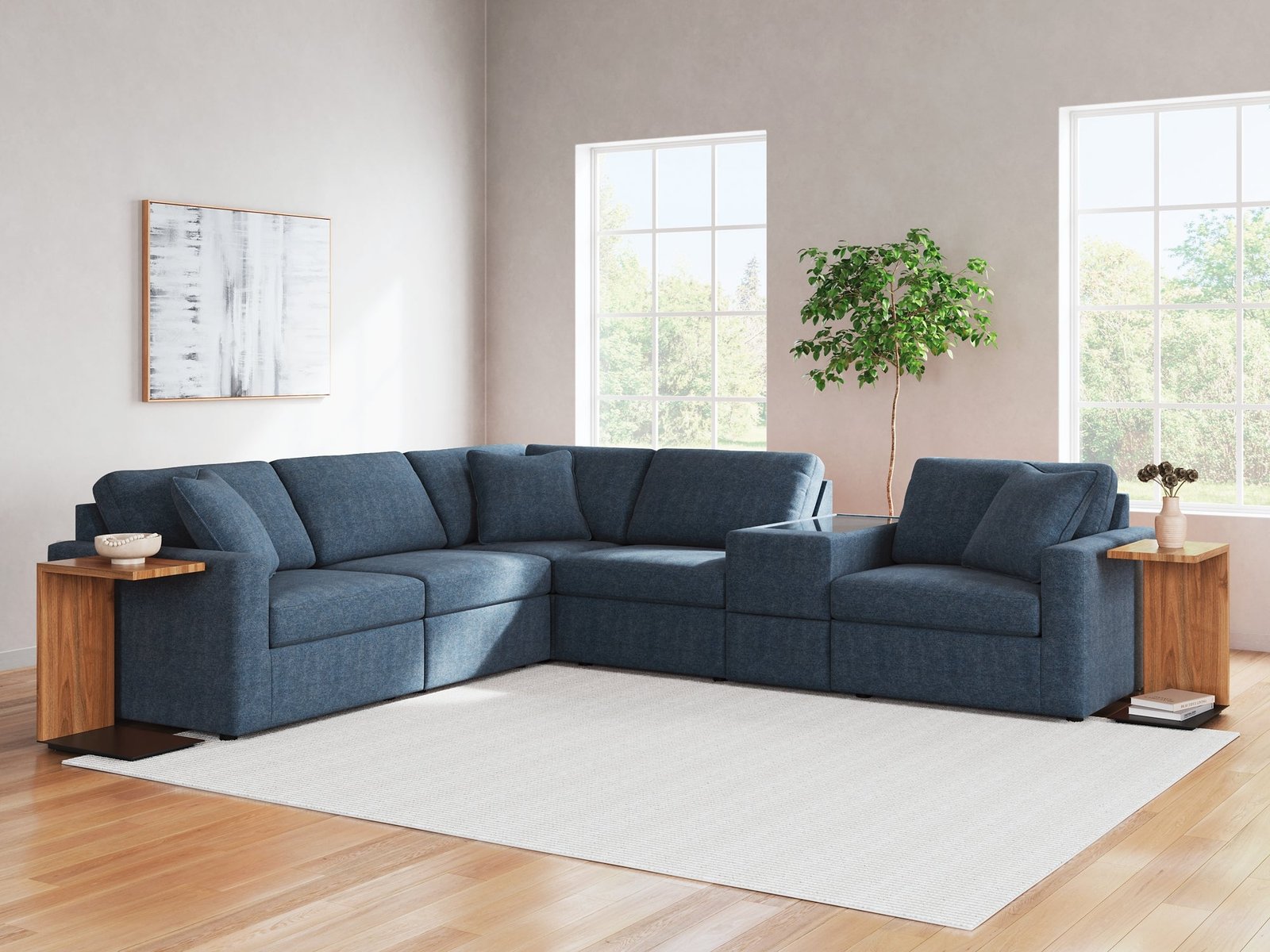 Modmax 6-Piece Sectional with Storage Console - Image 5