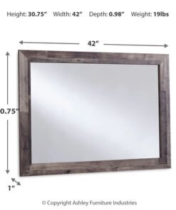 Alternative view of Derekson Bedroom Mirror